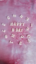 Personalised chocolate letters
