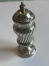 Rare Early Urn Shaped Silver Nutmeg Grater
