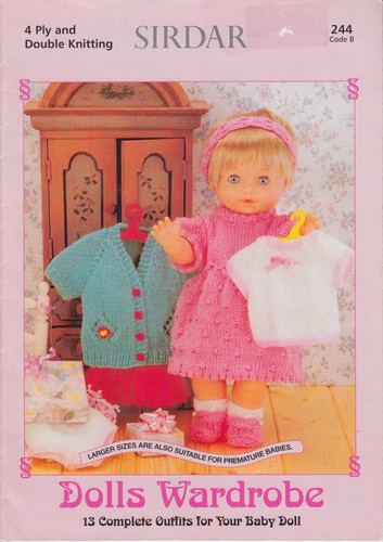Dolls wardrobe sirdar knitting - wardrobe~sirdar,