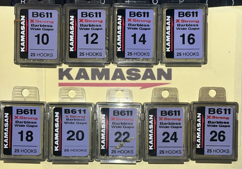 Kamasan b611 strong joblot 9 - joblot,