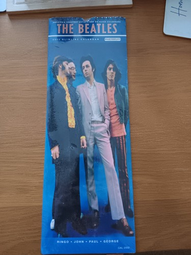 Beatles slimline calendar 2002 - beatles,