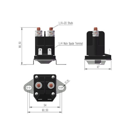 Starter solenoid 44814801 - 44814801, for