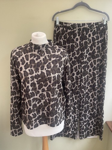 Zara khaki green leopard - khaki,