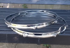 Premier 14" diecast snare drum hoops x 2