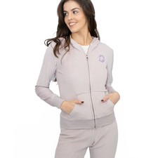 Lipsy London Lilac Velour Zip