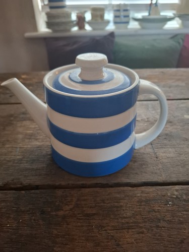 Cornishware striped teapot - striped,