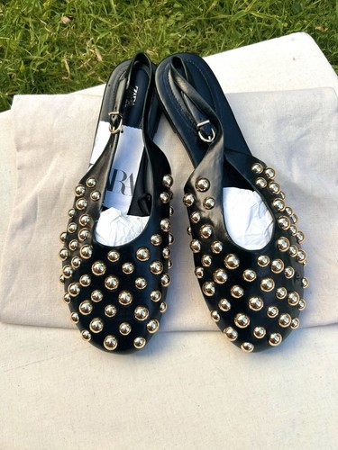 Zara faux leather studded - zara,