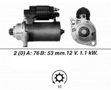 Genuine WAI Starter Motor for