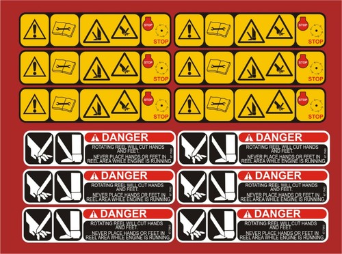 Toro mower safety - , decals.