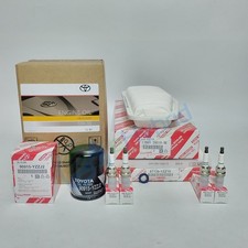 Genuine Toyota Alphard Service Kit  2002 - 2008 With Spark Plugs & 5W30 Oil