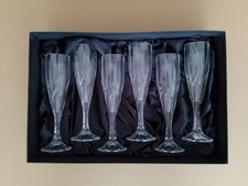 6 x Thomas Webb Crystal