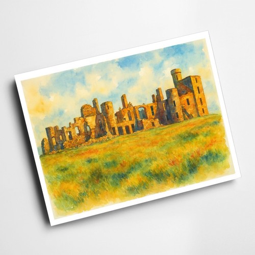 Print slains castle - a4,