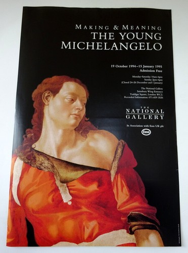 Michelangelo exhibition poster - michelangelo,