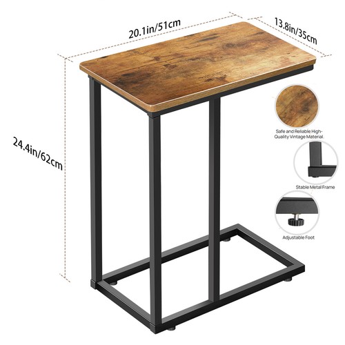 Mobile side table shaped - table,,