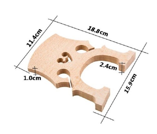 Double bass bridge - bridge, top