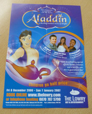 Casey-Lee Jolleys Bill Ward Cleveland Campbell The Lowry Pantomime Flyer 2006