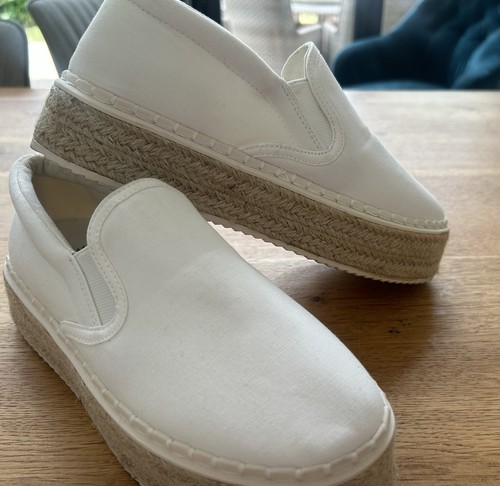 White platform espadrilles - h&m,