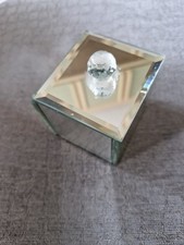 Mirrored Jewellery Box / Trinket Box Lined New Marks & Spencers