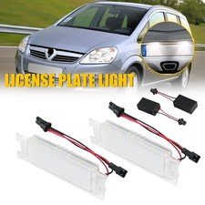 LED License Number Plate Light for Vauxhall Opel Astra H Corsa C/D Zafira B Adam