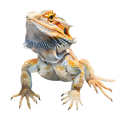 Bearded dragon lizard safari - dragon,
