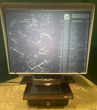 Northwest Microfilm NMI 14 Dual Lens Microfiche Reader, Working