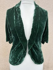 NANCY MAC GREEN SILK VELVET