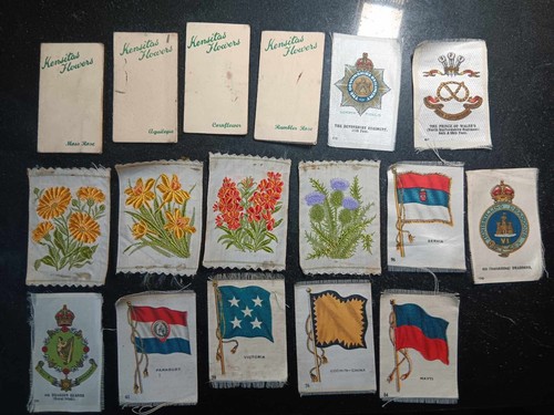 Silk cigarette cards flower - -,