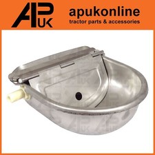 Stainless Steel Water Trough Bowl Automatic Drinking Drinker Cow Pig Pony Goat