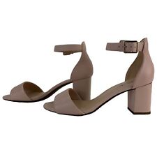 Clarks Deva Mae Dusty Rose Leather High Heels Sandals Women's Shoes Used | UK 7