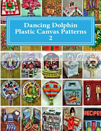 Dancing dolphin plastic canvas - plastic,