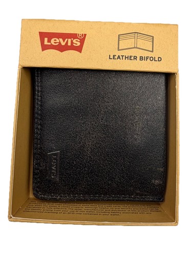 Levi men leather bifold - levi’s, men's
