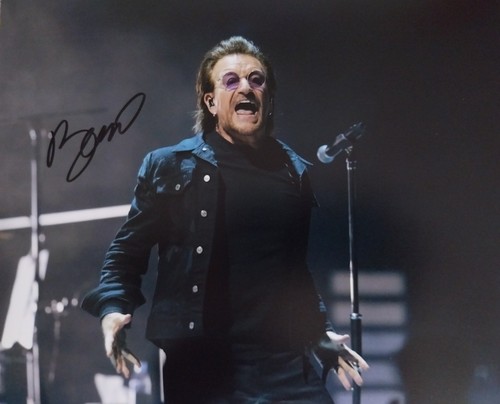 Bono signed autograph - u2,