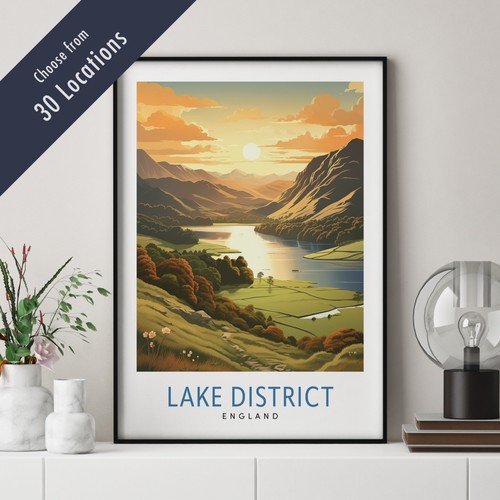 Travel poster print great - travel,