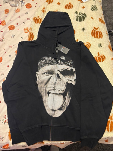 Sidemen men black full zip - black,