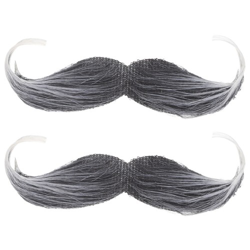 2pcs lifelike mustaches - 2pcs,
