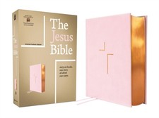 The Jesus Bible ESV Edition Leathersoft over Board Pink HARDBACK 9780310466482