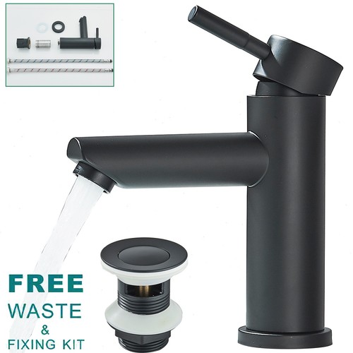 Black basin sink mixer tap - mixer,