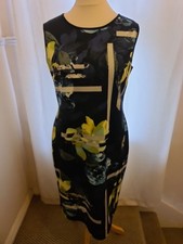 Blue Floral Size 16 Dress