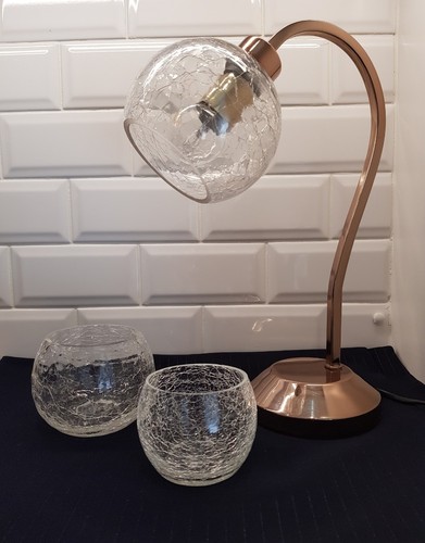 Table lamp copper effect - table,