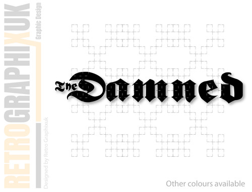 The damned sticker punk - damned,