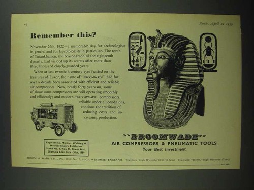 1959 broomwade air compressors - broomwade,