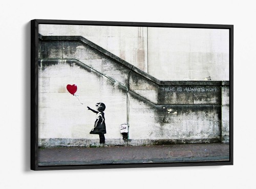 Banksy balloon girl float - balloon,