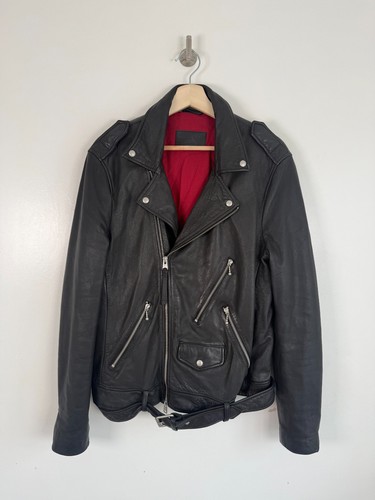 All saints leather jacket - all,