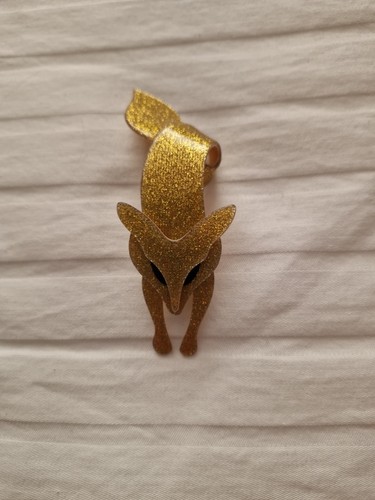 Vintage gold glittery - vintage, lea