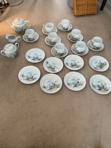 Vintage japanese tea set - vintage, for