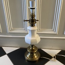 Ceramic & Brass Tulip Lamp