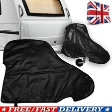 Heavy Duty Caravan Tow Trailer Hitch Waterproof Hood Universal Car Cover 35"x25"