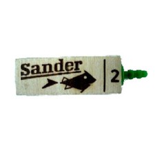 Sander wooden aquarium - sander, fish