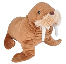 NEW WILD REPUBLIC MINI CUDDLEKINS PLUSH 27cm WALRUS CUDDLY SOFT TOY TEDDY