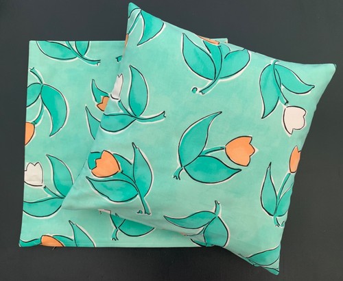 Large cotton floral square - 2, x